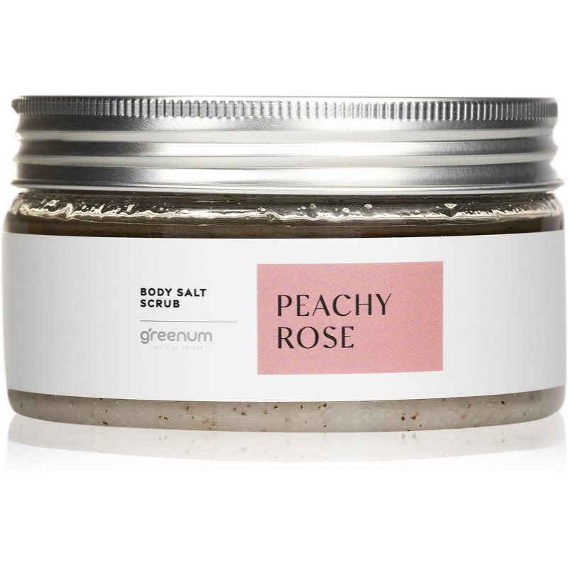 Greenum Salt Scrub soľný peeling na telo s vôňou Rose 320 g