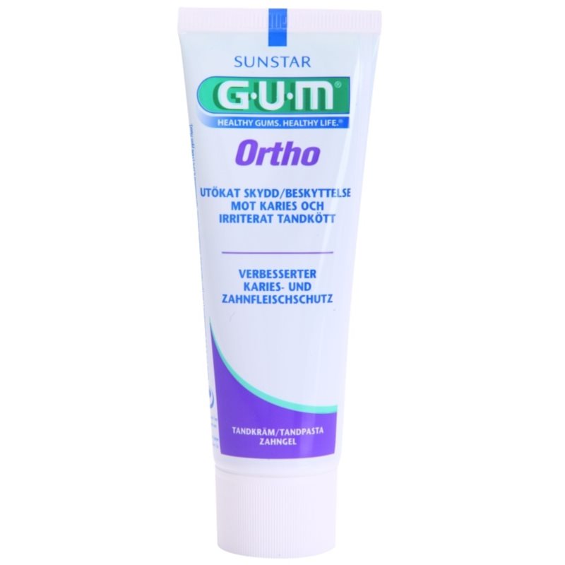 G.U.M Ortho zubná pasta pre používateľov fixného strojčeka 75 ml