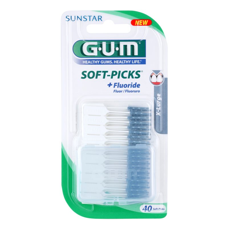 G.U.M Soft-Picks Fluoride dentálne špáradlá X-Large 40 ks