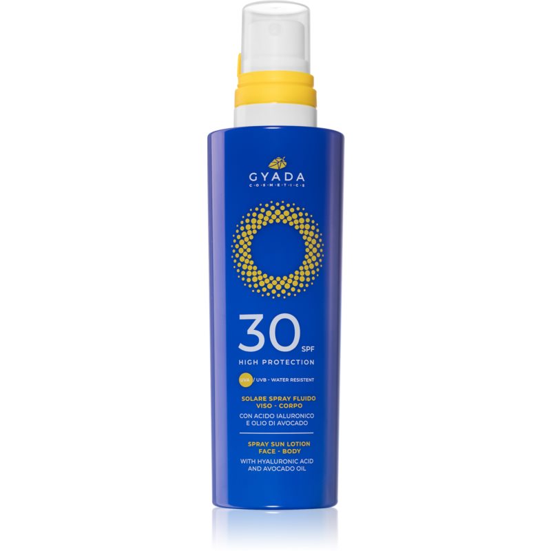 Gyada Cosmetics Solar High Protection ochranný krém na tvár a telo SPF 30 200 ml