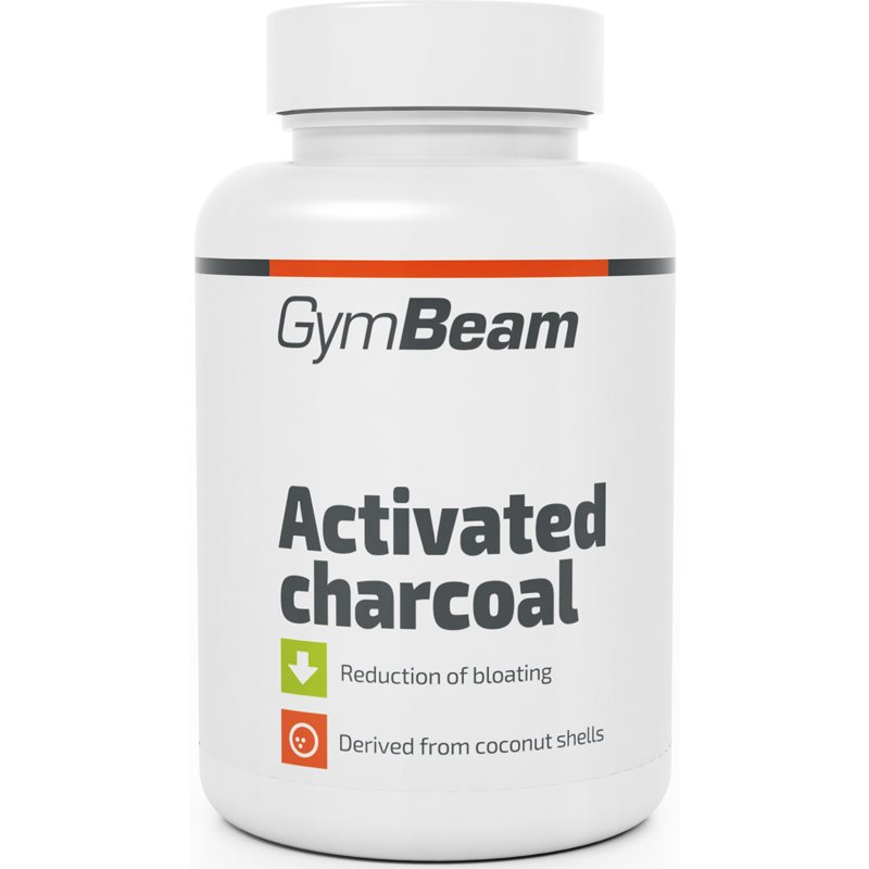 GymBeam Activated Charcoal podpora trávenia 60 cps