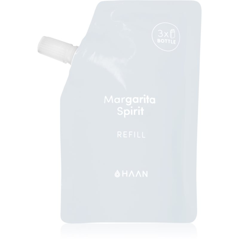 HAAN Hand Care Margarita Spirit čistiaci sprej na ruky s antibakteriálnou prísadou náhradná náplň 100 ml