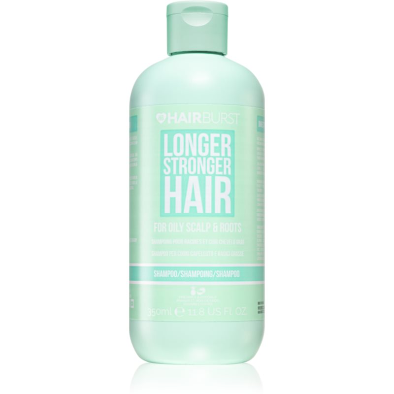 Hairburst Longer Stronger Hair Oily Scalp  Roots čistiaci šampón pre rýchlo sa mastiace vlasy 350 ml