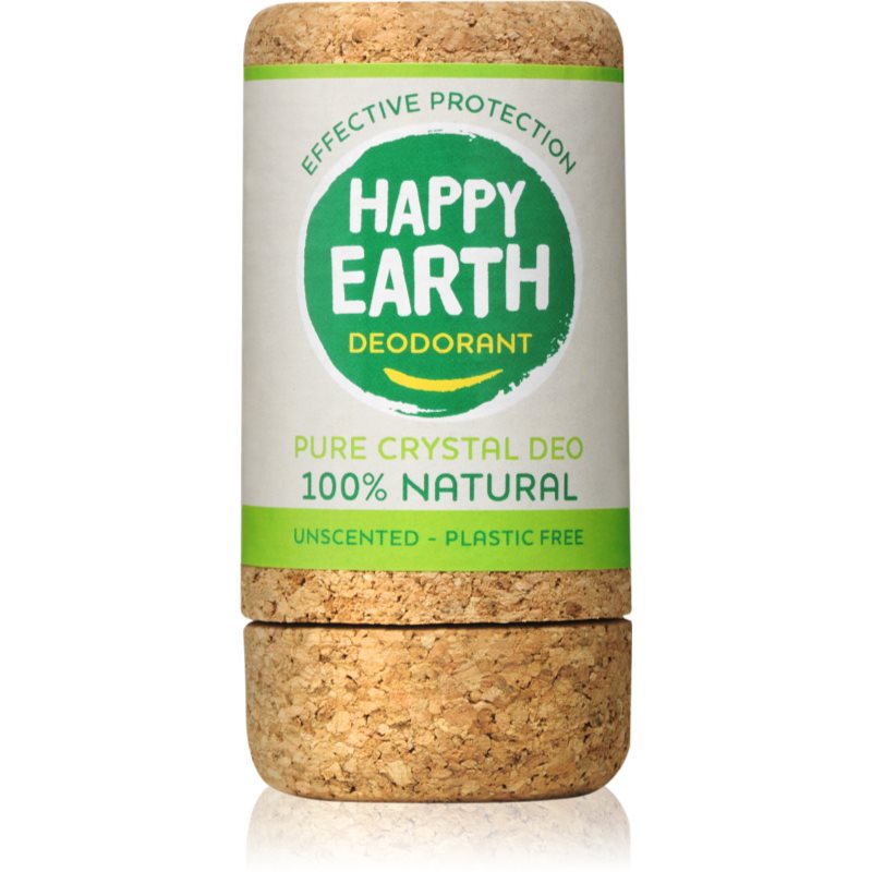 Happy Earth 100 percent Natural Deodorant Crystal Deo Unscented dezodorant 90 g