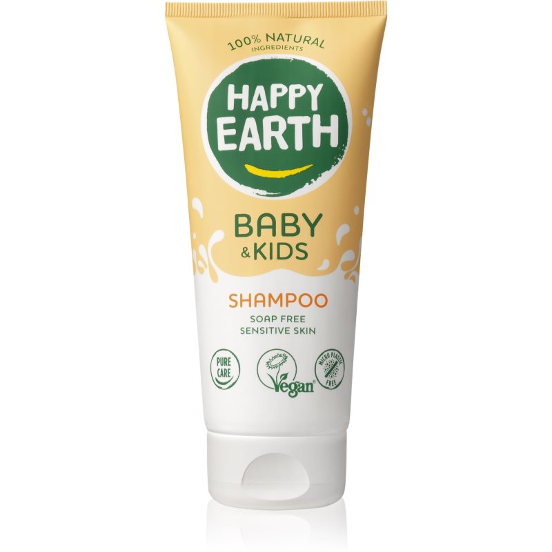 Happy Earth 100 percent Natural Natural Shampoo for Baby  Kids extra jemný šampón 200 ml