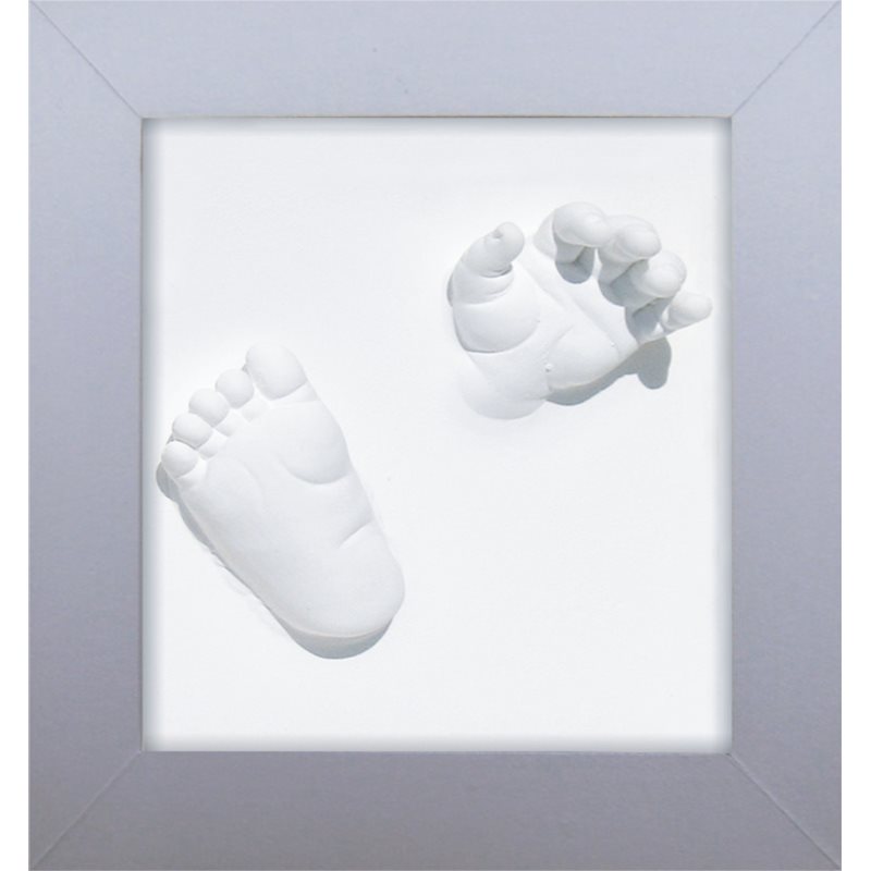 Happy Hands 3D DeLuxe sada na odtlačok bábätka White 23x23 cm