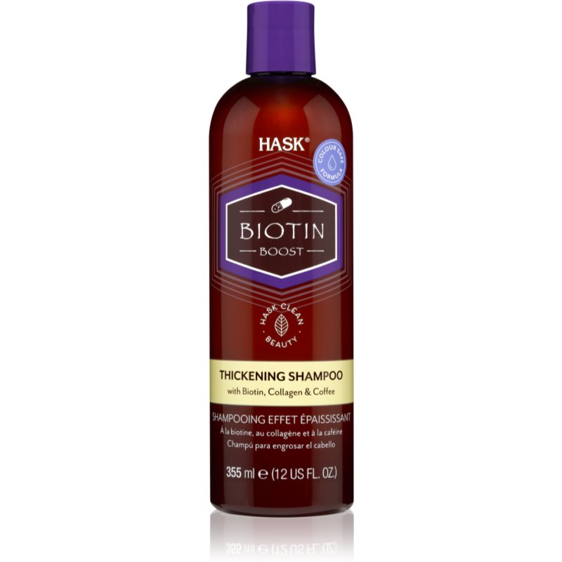 HASK Biotin Boost posilňujúci šampón pre objem vlasov 355 ml