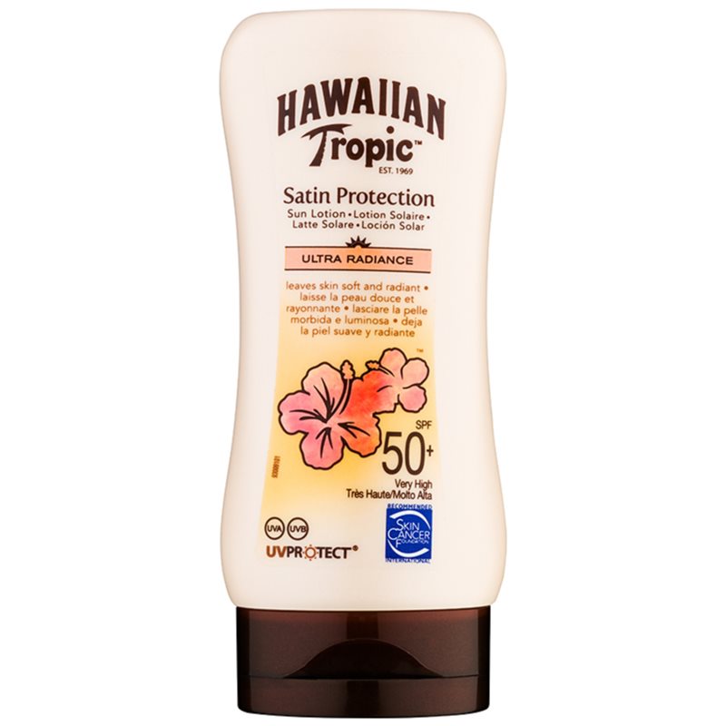 Hawaiian Tropic Satin Protection opaľovacie mlieko SPF 50 180 ml