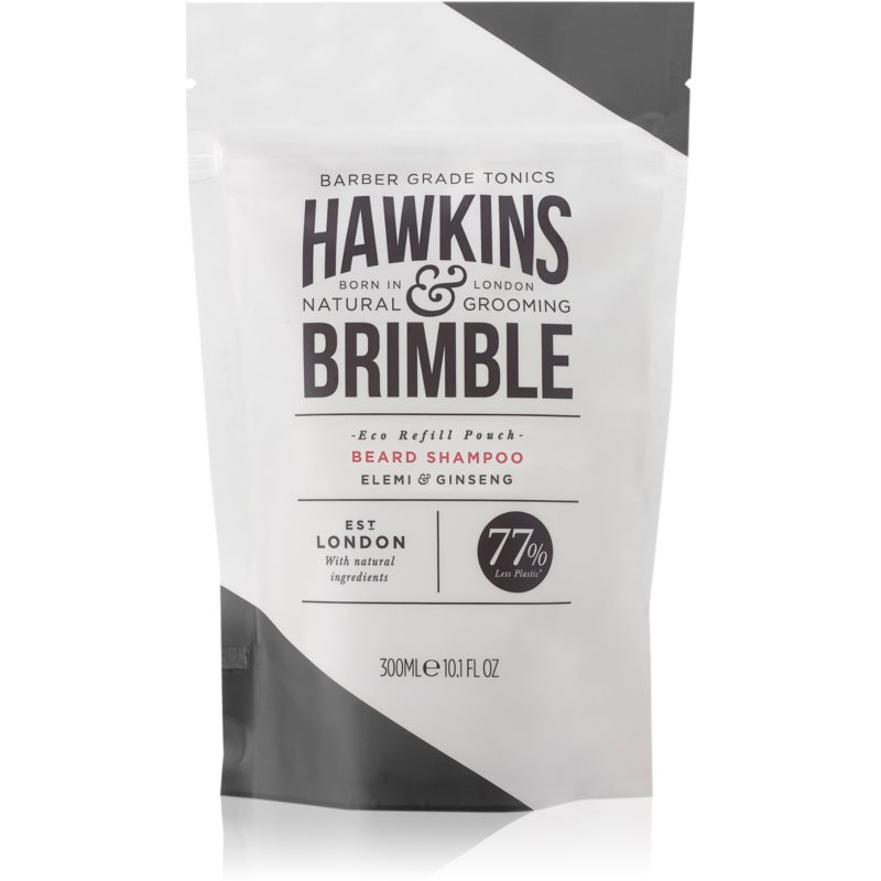 Hawkins  Brimble Beard Shampoo Eco Refill Pouch šampón na bradu náhradná náplň 300 ml