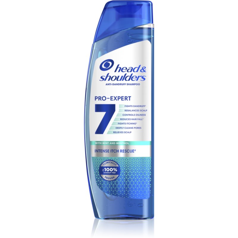 Head  Shoulders Pro-Expert 7 Intense Itch Rescue šampón proti lupinám a svrbeniu 250 ml