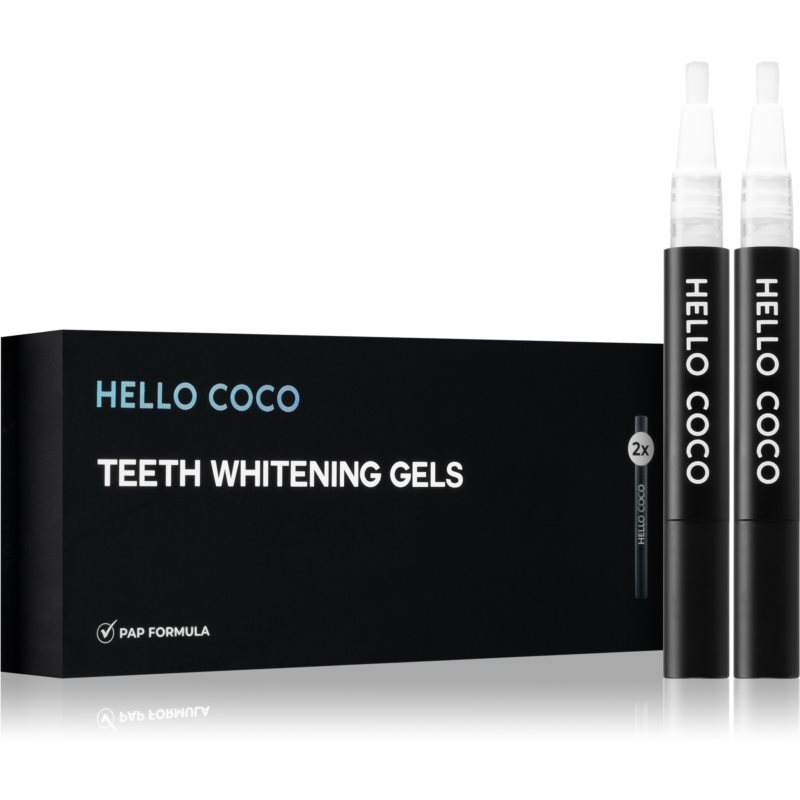Hello Coco PAP Teeth Whitening Gels náhradná náplň s bieliacim účinkom 2 ks