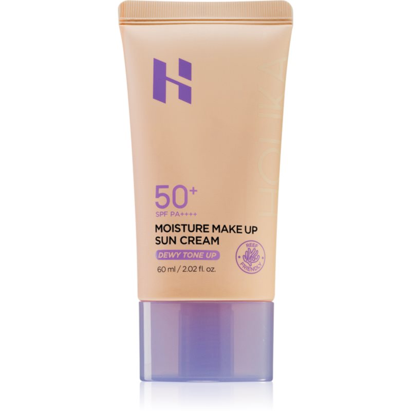 Holika Holika Moisture Make Up Sun Cream ochranný tónovací krém na tvár SPF 50 60 ml