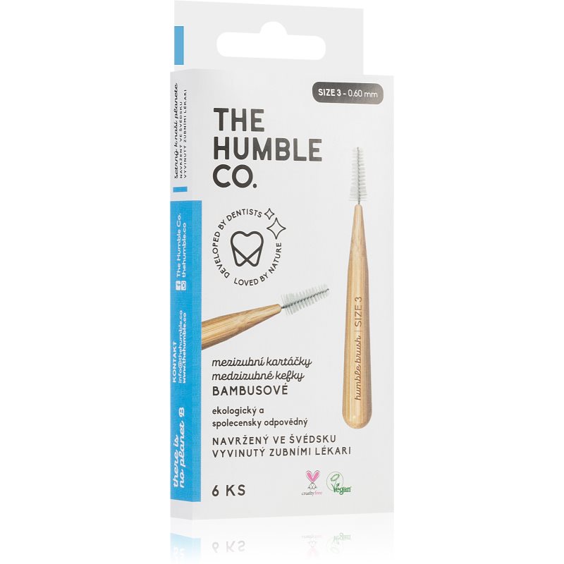 The Humble Co. Interdental Brush 0,60mm medzizubná kefka 0,60mm 6 ks