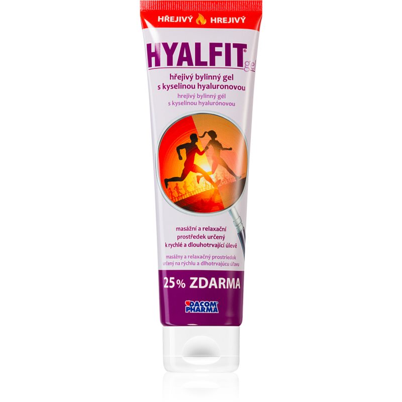HYALFIT Hyalfit gel hrejivý hrejivý masážny gél na unavené svaly 150 ml