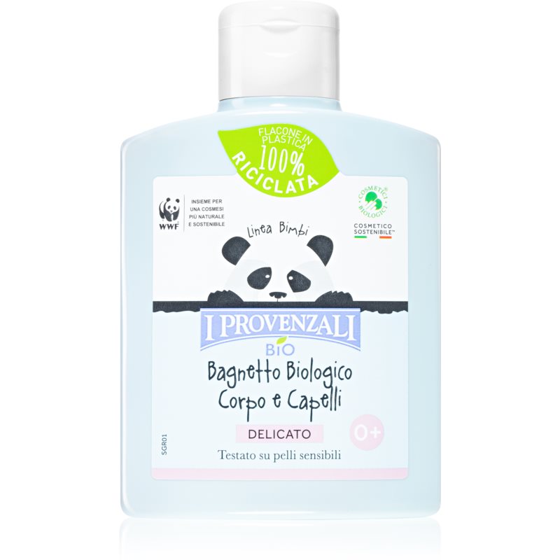 I Provenzali BIO Baby Bath Foam šampón a sprchový gél pre deti 250 ml
