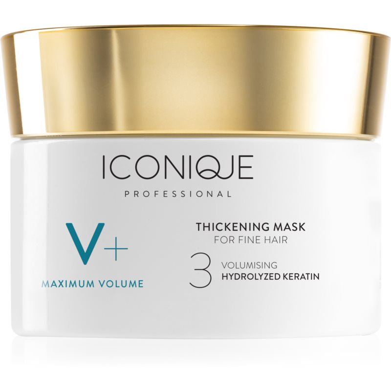 ICONIQUE Professional V Maximum volume Thickening mask intenzívna maska pre objem jemných vlasov 200 ml