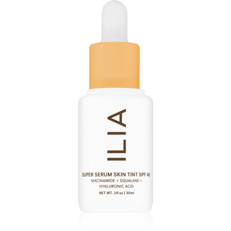 ILIA Super Serum Skin Tint SPF 40 hydratačný BB krém proti nedokonalostiam pleti SPF 40 odtieň Ora ST6 30 ml