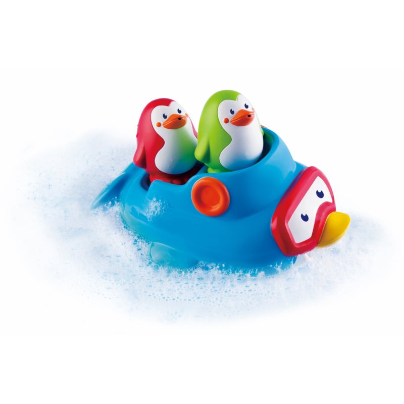 Infantino Water Toy Ship with Penguins hračka do kúpeľa