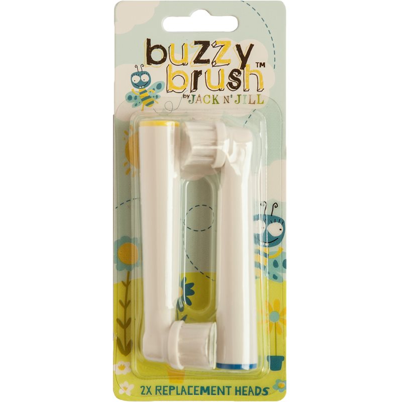 Jack N’ Jill Buzzy Brush náhradné hlavice na zubnú kefku Buzzy Brush 2 ks
