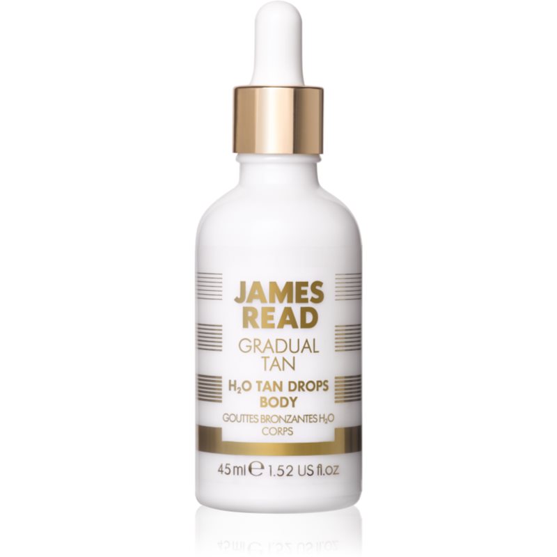 James Read Gradual Tan H2O Tan Drops samoopaľovacie kvapky na telo odtieň LightMedium 45 ml