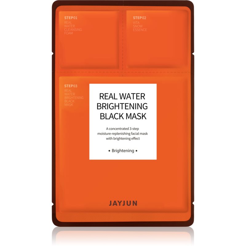 Jayjun Real Water Brightening hydratačná plátienková maska pre rozjasnenie pleti 1 ks