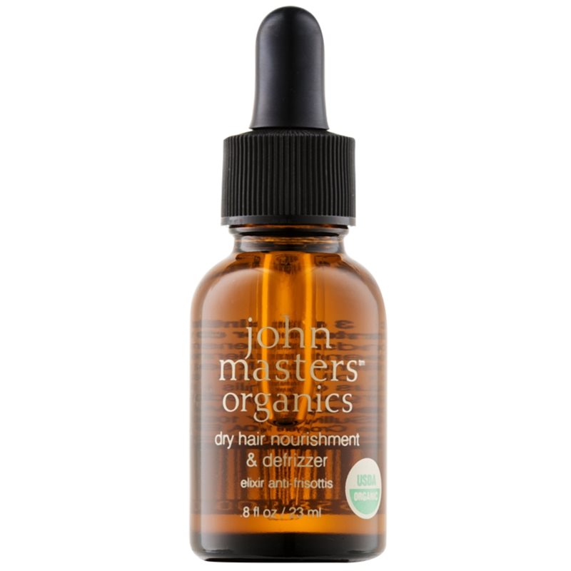 John Masters Organics Dry Hair Nourishment  Defrizzer ošetrujúci olej pre uhladenie vlasov 23 ml
