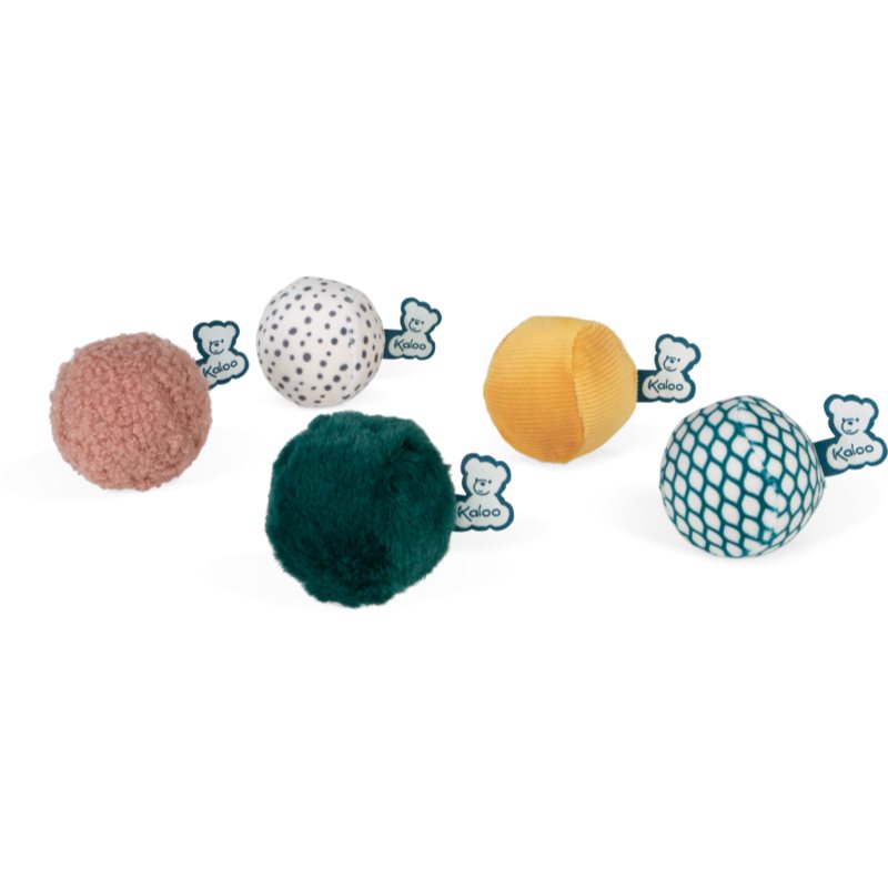 Kaloo Stimuli Sensory Soft Balls mäkké senzorické loptičky 5 ks