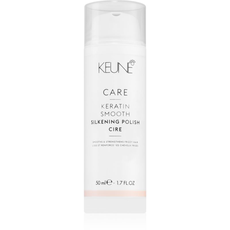 Keune Care Keratin Smooth Silk Polish uhladzujúci krém pre nepoddajné vlasy 50 ml