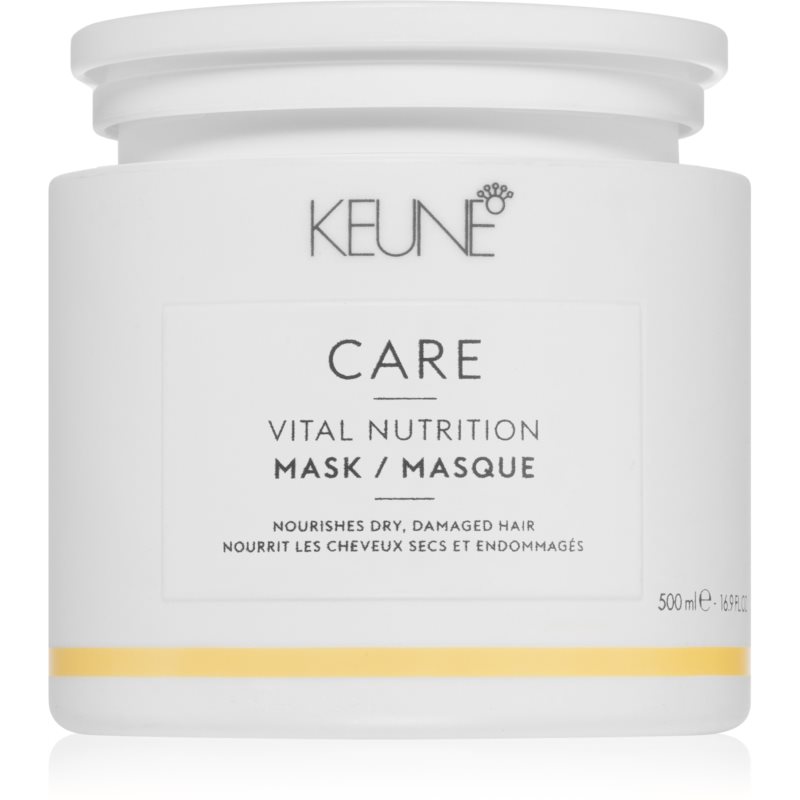 Keune Care Vital Nutrition vyživujúca a hydratačná maska na vlasy s regeneračným účinkom 500 ml