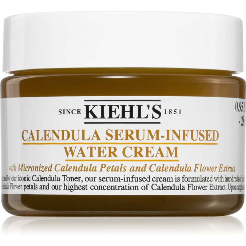 Kiehls Calendula Serum-Infused Water Cream ľahký hydratačný denný krém pre všetky typy pleti vrátane citlivej 28 ml