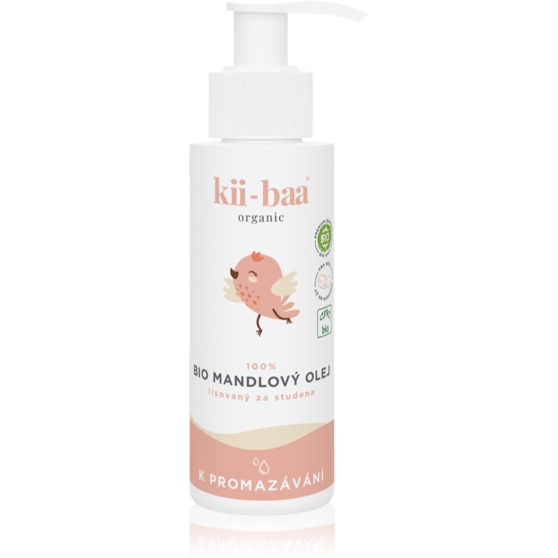 kii-baa® organic 100 percent Bio Oil Almond masážny olej pre deti od narodenia 100 ml
