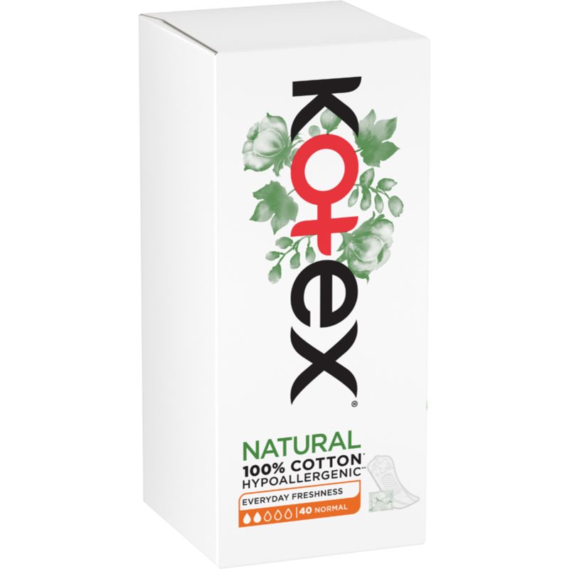 Kotex Natural Normal Everyday Freshness Liners slipové vložky 40 ks