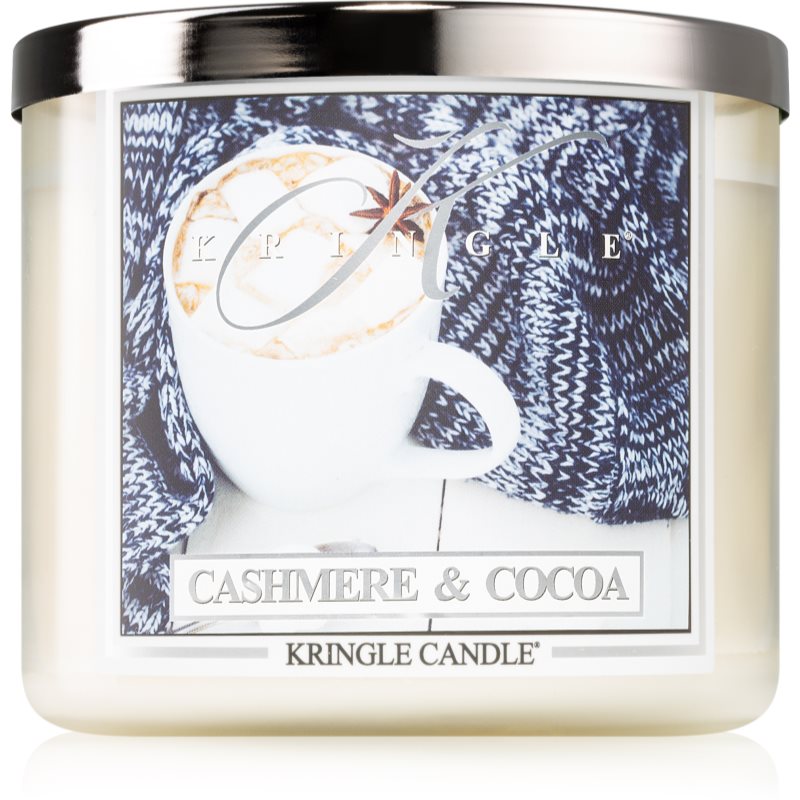 Kringle Candle Cashmere  Cocoa vonná sviečka 411 g