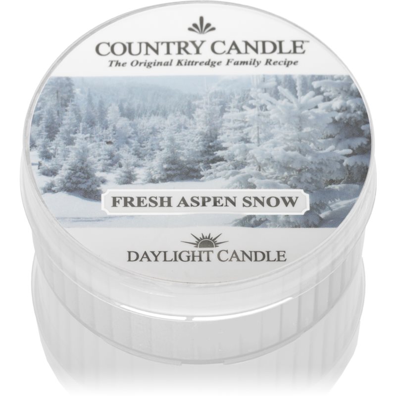 Country Candle Fresh Aspen Snow čajová sviečka 42 g
