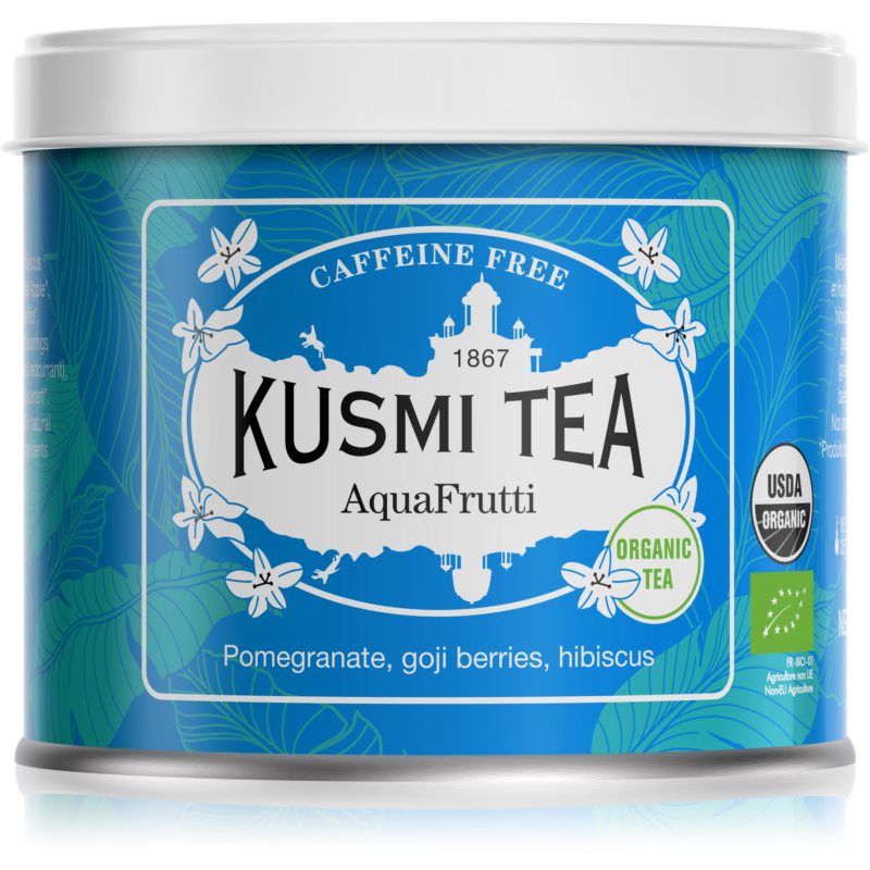 Kusmi Tea AquaFrutti sypaný čaj v BIO kvalite 100 g
