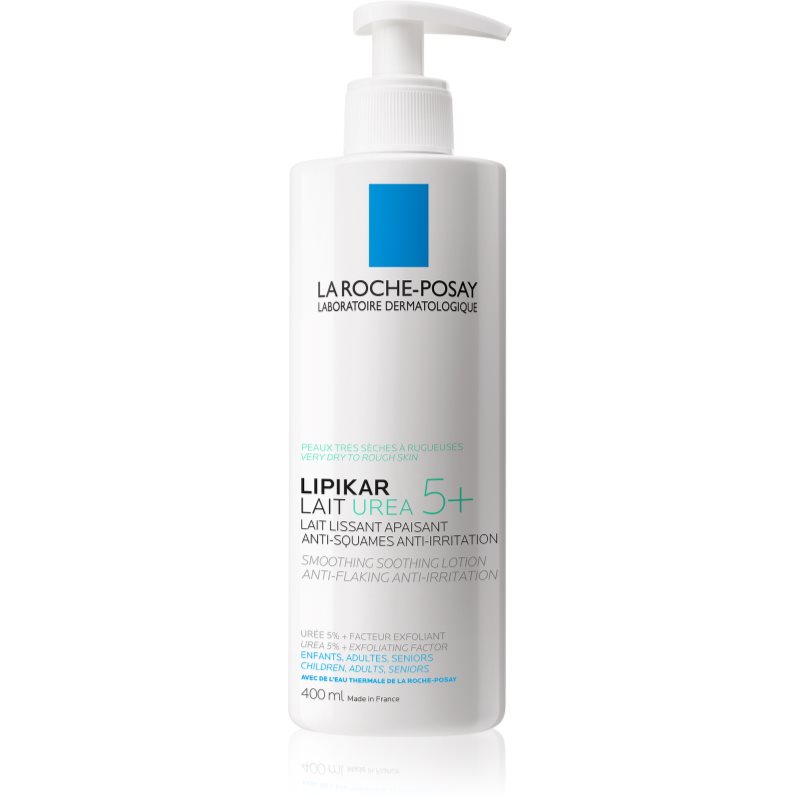 La Roche-Posay Lipikar Lait Urea 5 upokojujúce telové mlieko pre suchú a podráždenú pokožku 400 ml