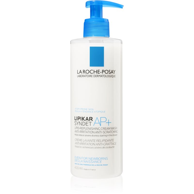 La Roche-Posay Lipikar Syndet AP čistiaci krémový gél proti podráždeniu a svrbeniu pokožky 400 ml