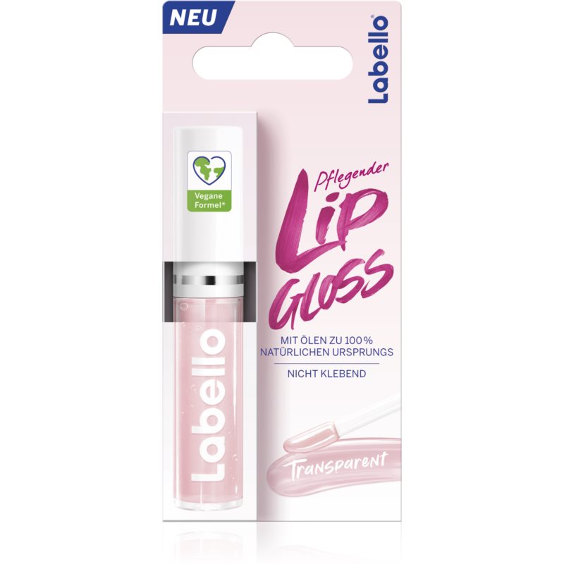 Labello Lip Gloss ošetrujúci olej na pery odtieň Transparent 5,5 ml