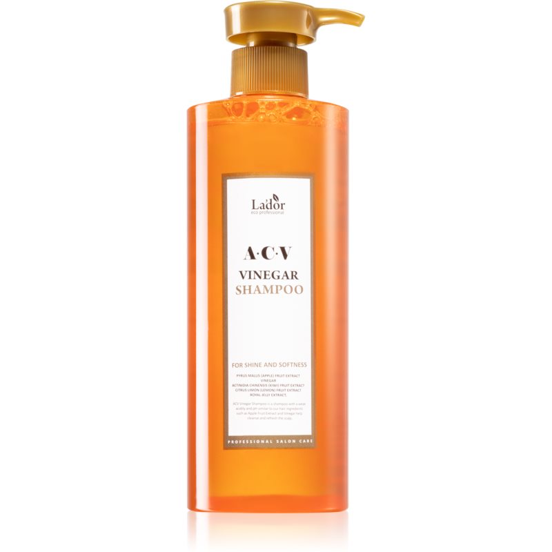 Lador ACV Vinegar hĺbkovo čistiaci šampón na lesk a hebkosť vlasov 430 ml