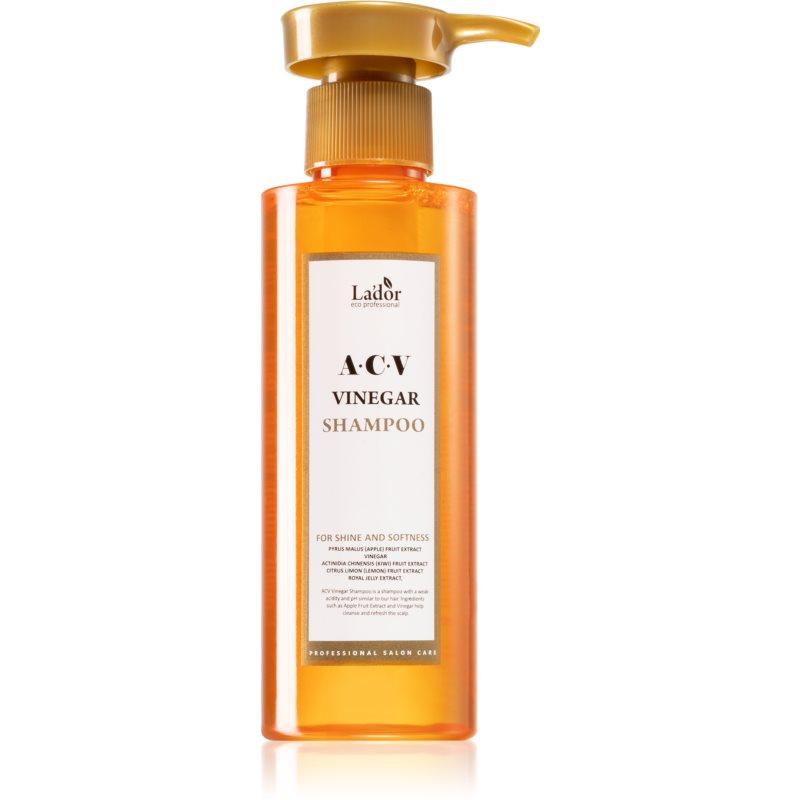 Lador ACV Vinegar hĺbkovo čistiaci šampón na lesk a hebkosť vlasov 150 ml