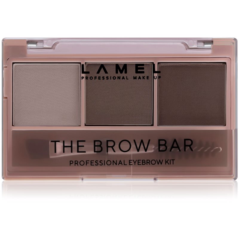 LAMEL BASIC The Brow Bar paleta pre líčenie obočia s kefkou 402 4,5 g