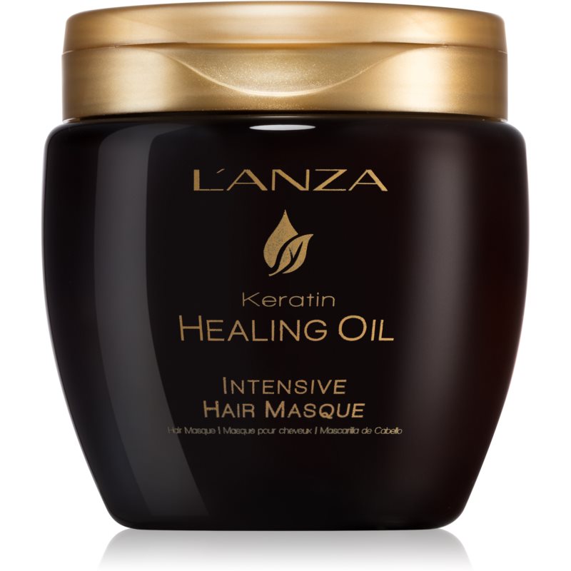 Lanza Keratin Healing Oil Intensive Hair Masque vyživujúca maska pre hladké a žiarivé vlasy 210 ml