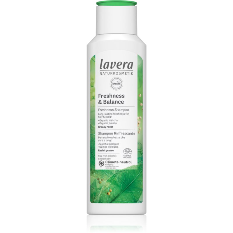 Lavera Freshness  Balance osviežujúci šampón pre mastné vlasy a vlasovú pokožku 250 ml