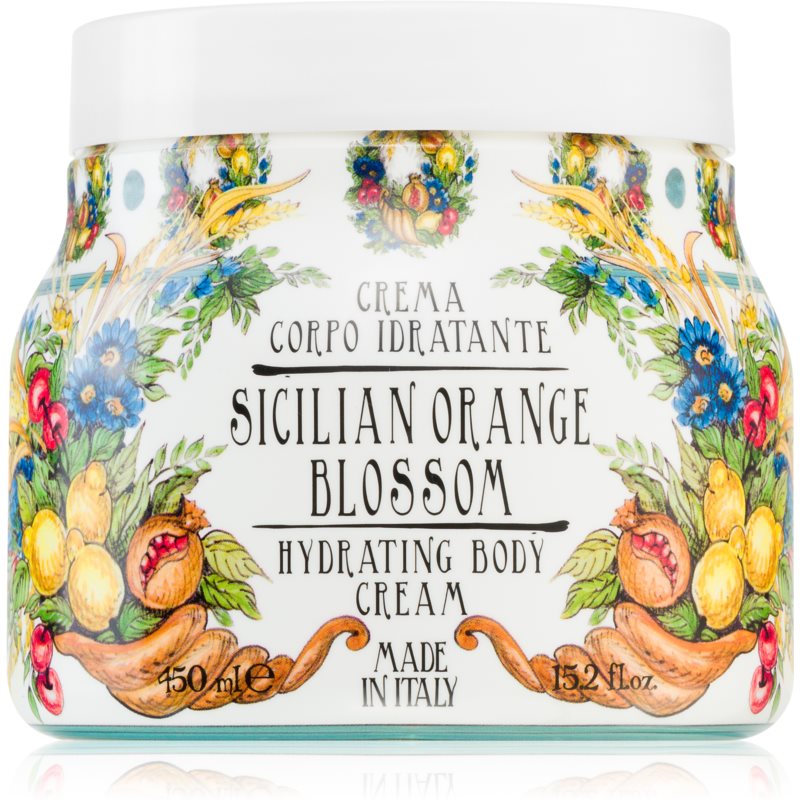 Le Maioliche Sicilian Orange Blossom Line hydratačný telový krém 450 ml