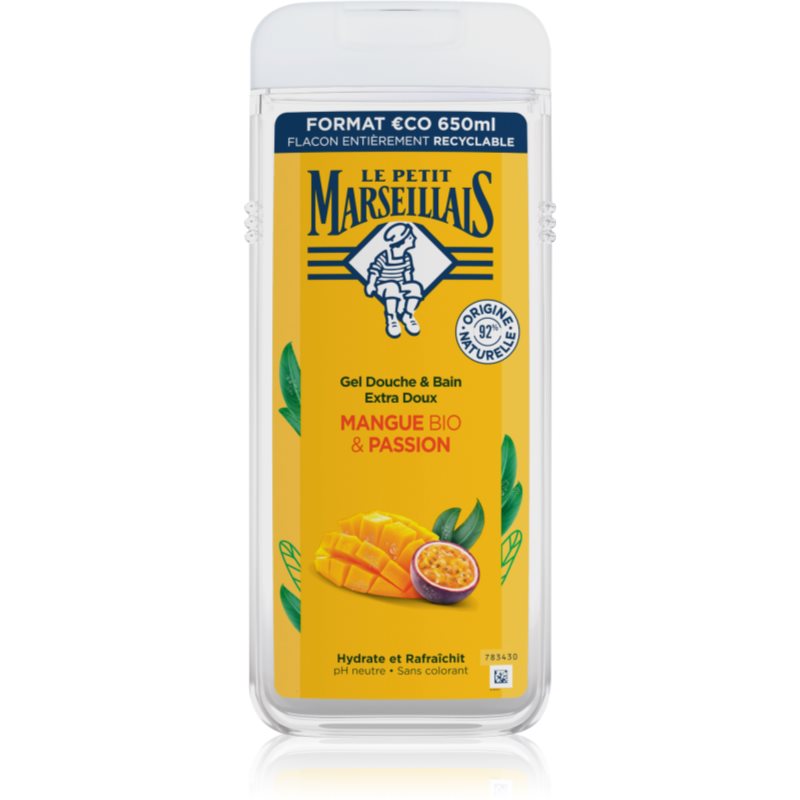 Le Petit Marseillais Bio Mango  Passion Fruit jemný sprchový gel 650 ml