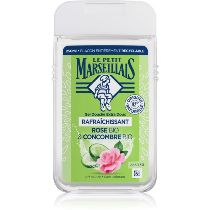 Le Petit Marseillais Bio Rose  Bio Cucumber jemný sprchový gel 250 ml