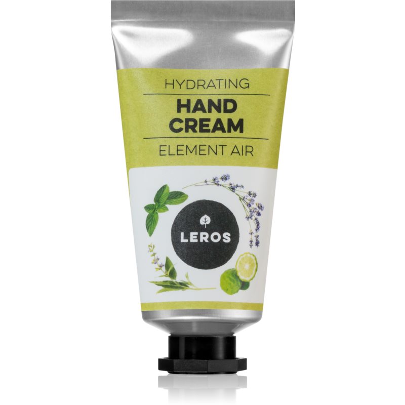 Leros Živel Vzduch mäta  bergamot hydratačný krém na ruky s mätou priepornou 30 ml
