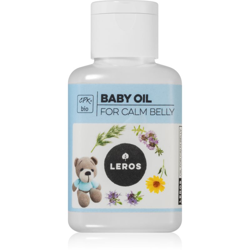 Leros BIO Baby oil Pokojné bruško, divoký tymian  kôpor olej na masáž bruška dojčaťa 60 ml
