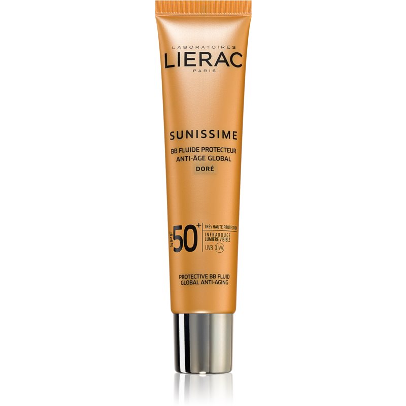 Lierac Sunissime Global Anti-Ageing Care BB krém s veľmi vysokou UV ochranou SPF 50 Global Anti-Aging (Golden) 40 ml