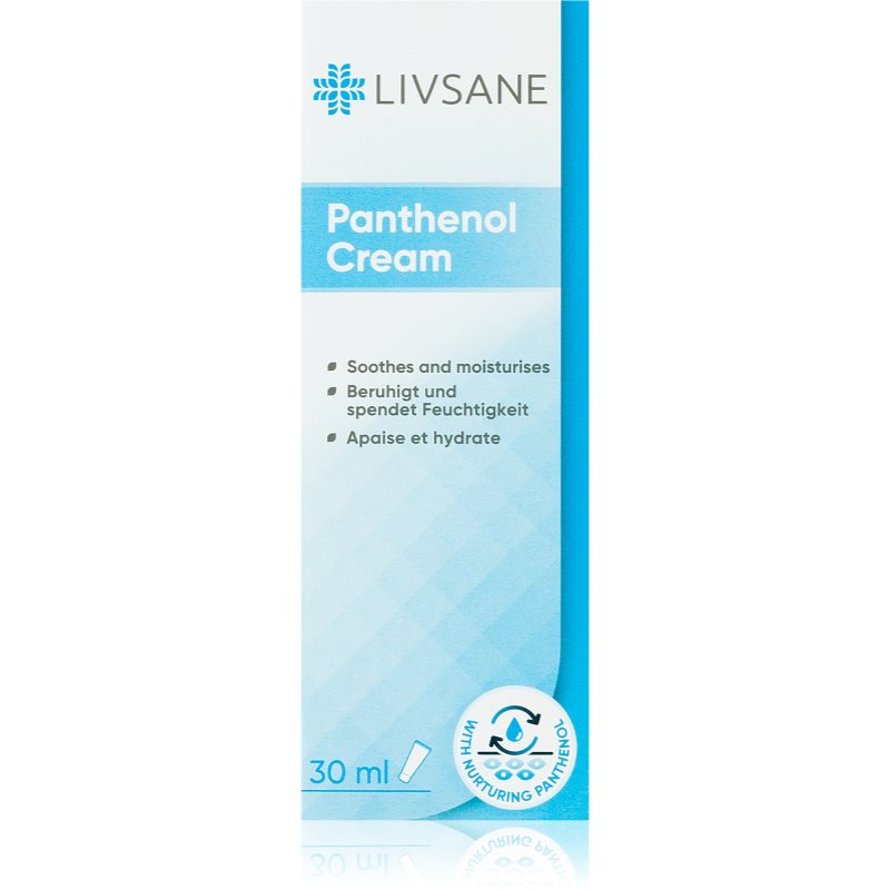 LIVSANE Panthenolový krém obnovujúci krém pre podráždenú pokožku 30 ml